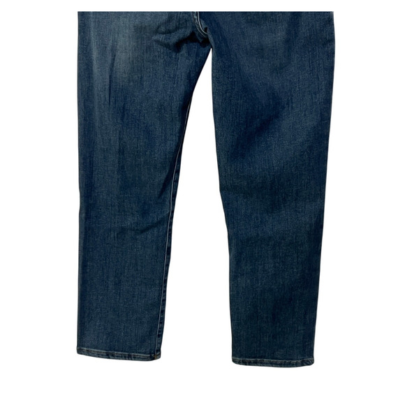 FRAME WOMENS 32 LE HIGH-RISE STRAIGHT FIT ANKLE JEANS BESTIA MEDIUM BLUE DENIM - Picture 9 of 12